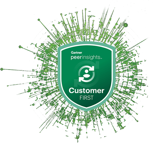 Sisa Radar Data Discovery Tool SISA Radar - Gartner Peer Insights - Customer First Badge