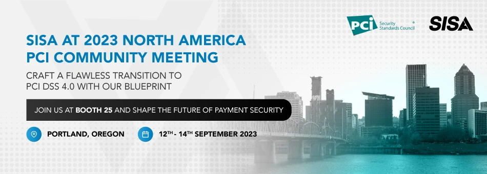 SISA at 2023 PCI SSC North America Community Meeting banner